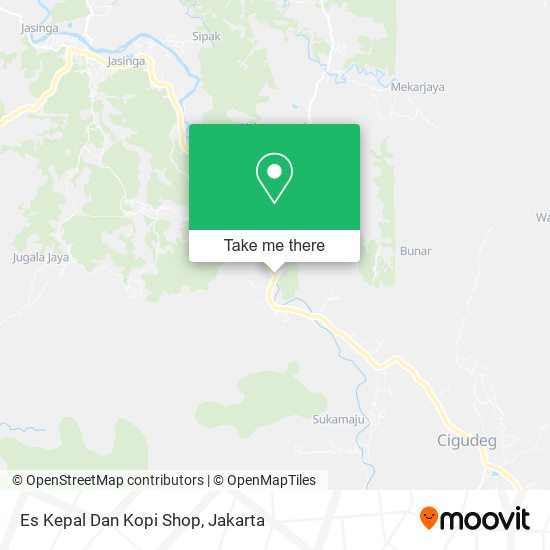 Es Kepal Dan Kopi Shop map