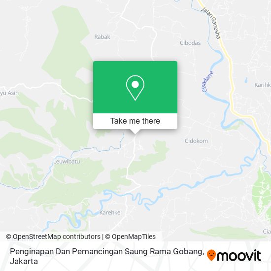 Penginapan Dan Pemancingan Saung Rama Gobang map