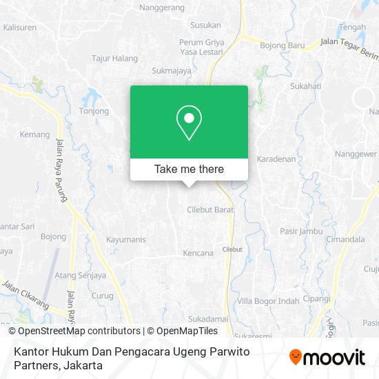 Kantor Hukum Dan Pengacara Ugeng Parwito Partners map