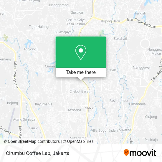Cirumbu Coffee Lab map
