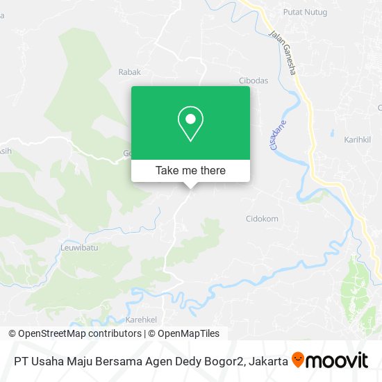 PT Usaha Maju Bersama Agen Dedy Bogor2 map