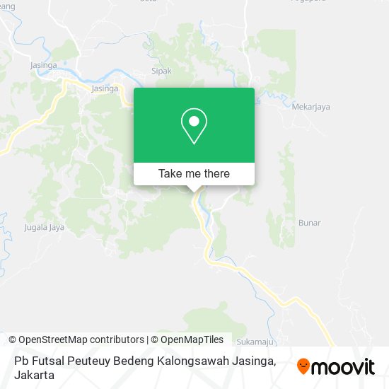 Pb Futsal Peuteuy Bedeng Kalongsawah Jasinga map