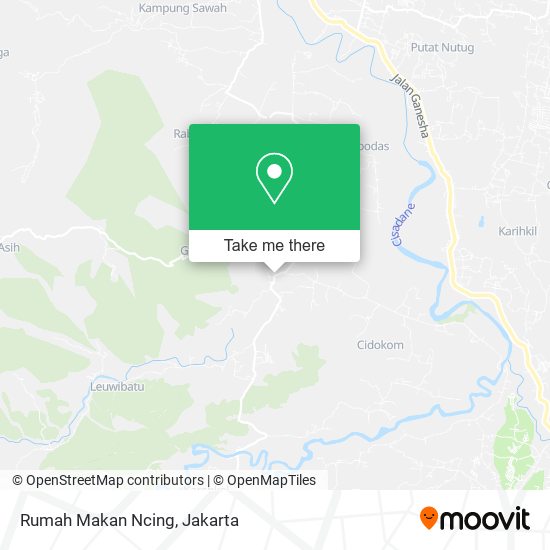 Rumah Makan Ncing map