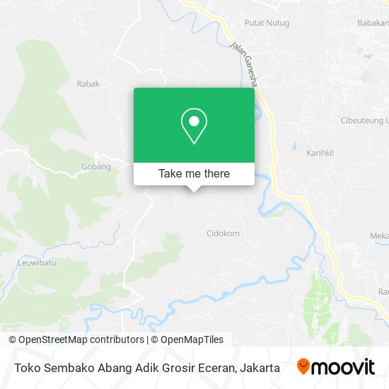 Toko Sembako Abang Adik Grosir Eceran map