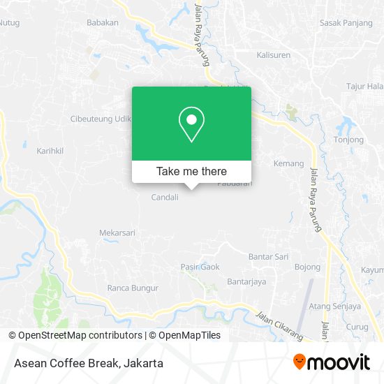 Asean Coffee Break map