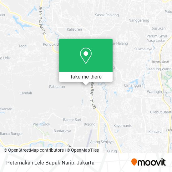 Peternakan Lele Bapak Narip map