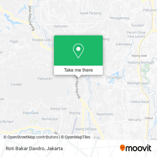 Roti Bakar Davdro map