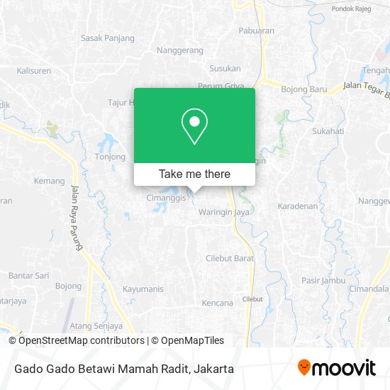 Gado Gado Betawi Mamah Radit map