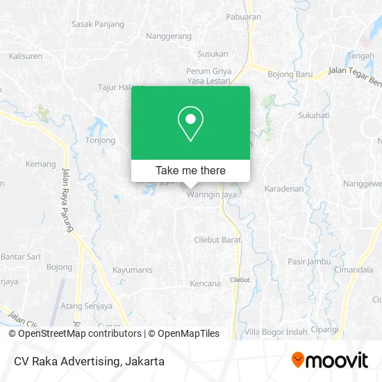CV Raka Advertising map