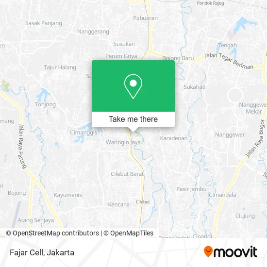 Fajar Cell map