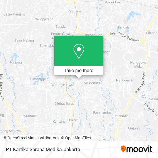 PT Kartika Sarana Medika map