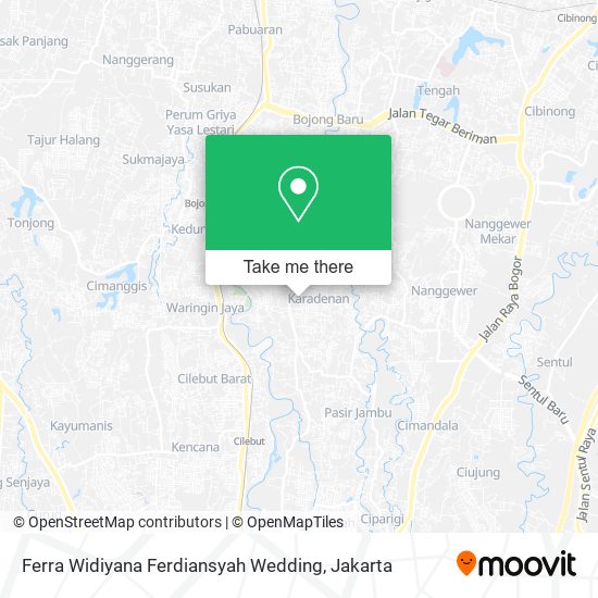 Ferra Widiyana Ferdiansyah Wedding map