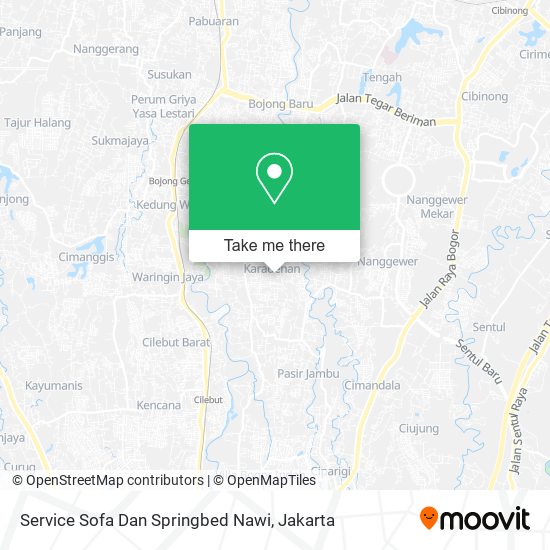 Service Sofa Dan Springbed Nawi map