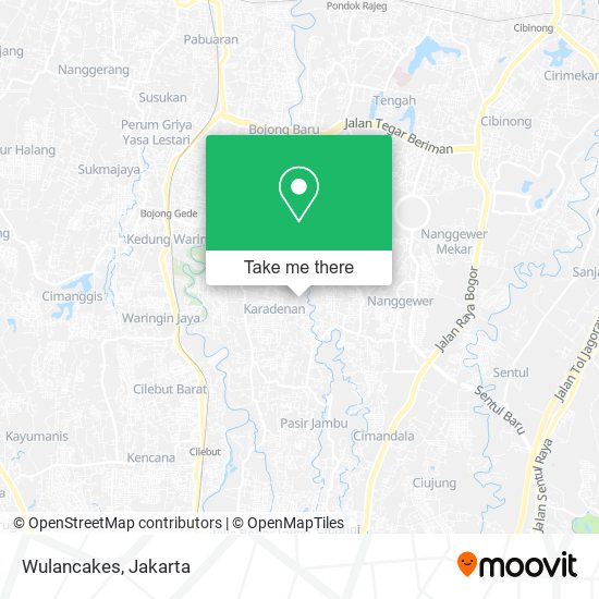 Wulancakes map