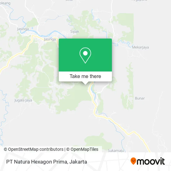 PT Natura Hexagon Prima map