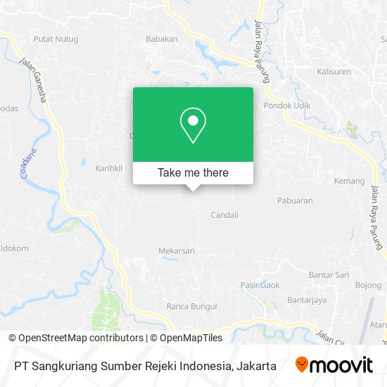 PT Sangkuriang Sumber Rejeki Indonesia map