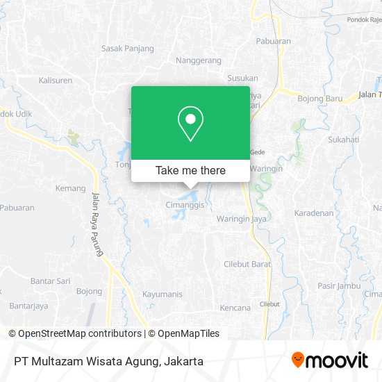 PT Multazam Wisata Agung map