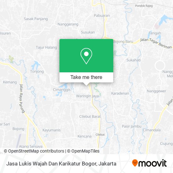 Jasa Lukis Wajah Dan Karikatur Bogor map