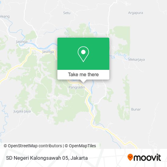 SD Negeri Kalongsawah 05 map