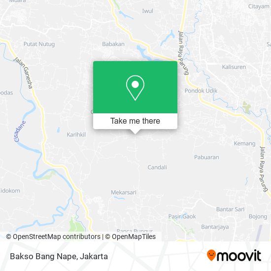 Bakso Bang Nape map