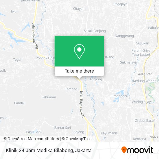 Klinik 24 Jam Medika Bilabong map