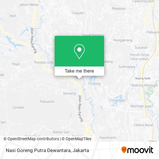 Nasi Goreng Putra Dewantara map