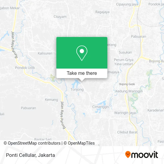 Ponti Cellular map