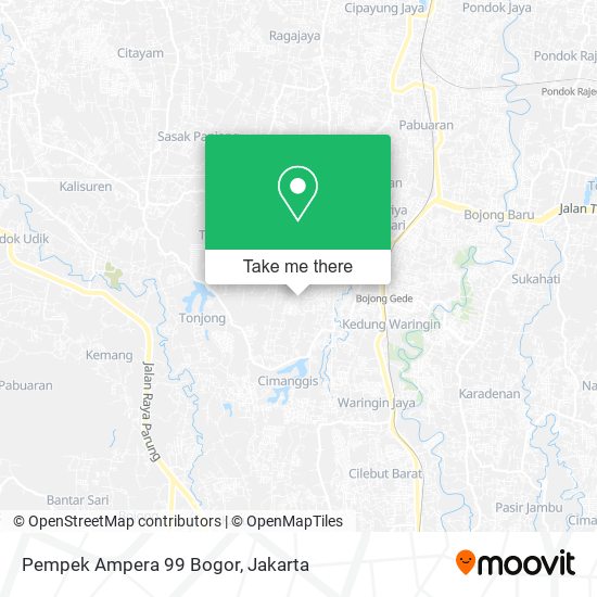 Pempek Ampera 99 Bogor map