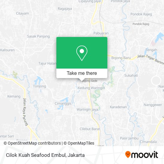 Cilok Kuah Seafood Embul map
