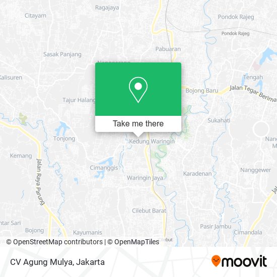 CV Agung Mulya map