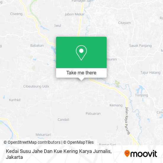 Kedai Susu Jahe Dan Kue Kering Karya Jurnalis map