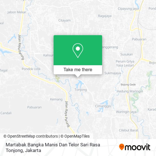 Martabak Bangka Manis Dan Telor Sari Rasa Tonjong map