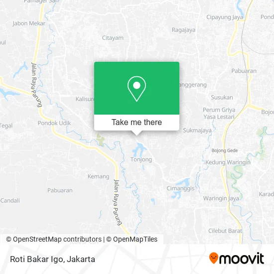 Roti Bakar Igo map