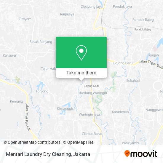 Mentari Laundry Dry Cleaning map