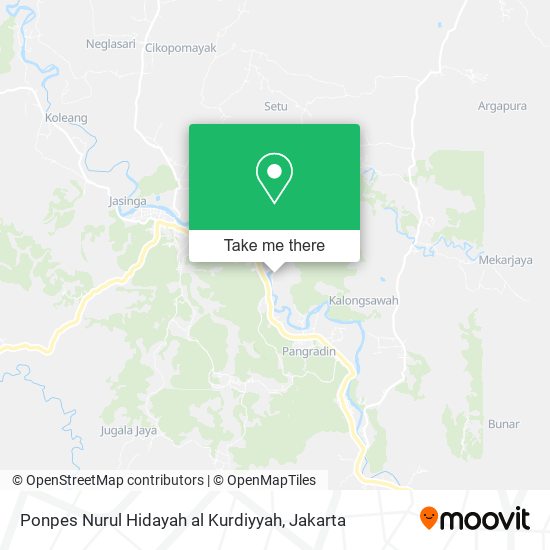 Ponpes Nurul Hidayah al Kurdiyyah map