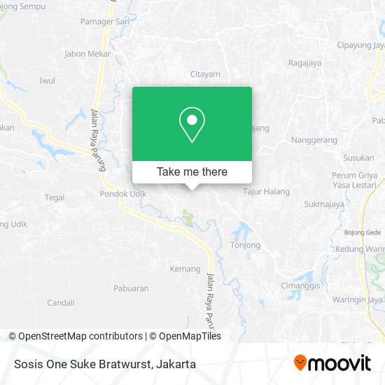 Sosis One Suke Bratwurst map