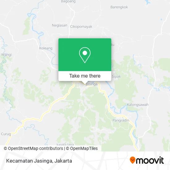 Kecamatan Jasinga map