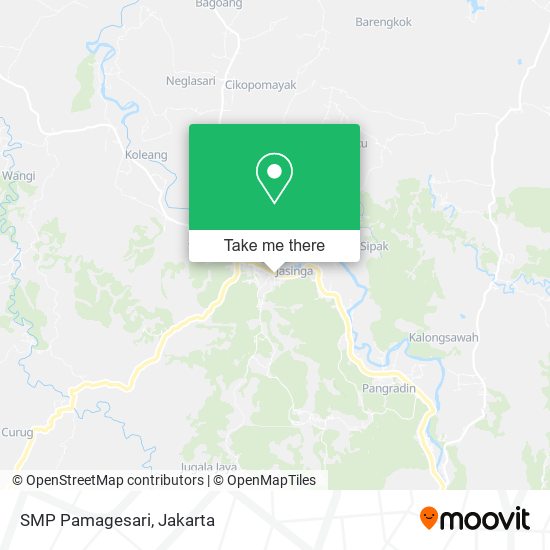 SMP Pamagesari map