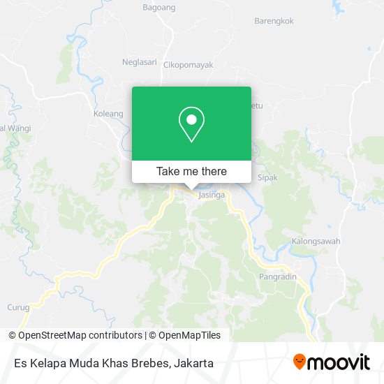 Es Kelapa Muda Khas Brebes map