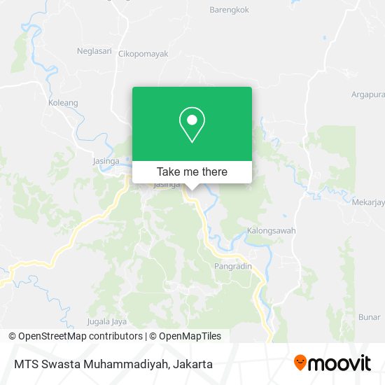 MTS Swasta Muhammadiyah map