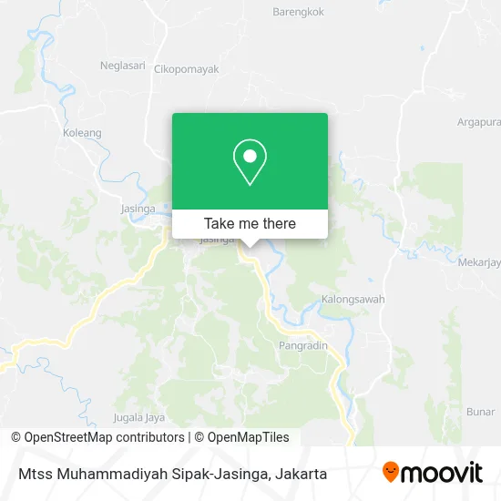 Mtss Muhammadiyah Sipak-Jasinga map