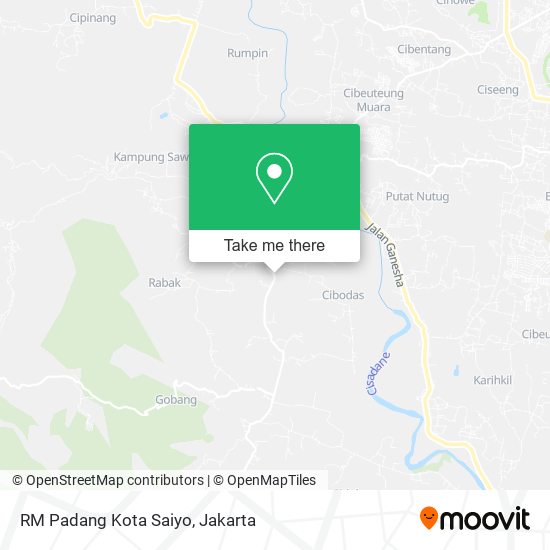 RM Padang Kota Saiyo map
