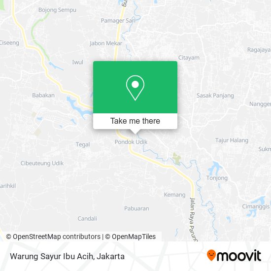 Warung Sayur Ibu Acih map
