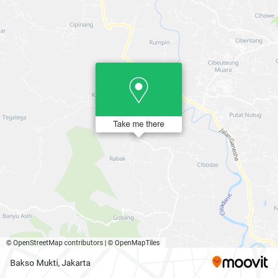 Bakso Mukti map