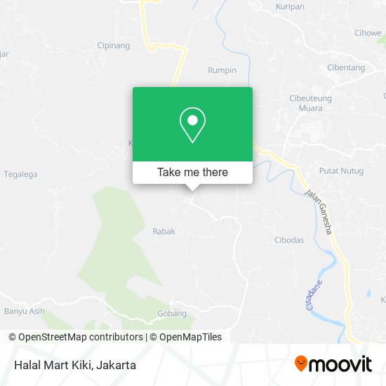 Halal Mart Kiki map