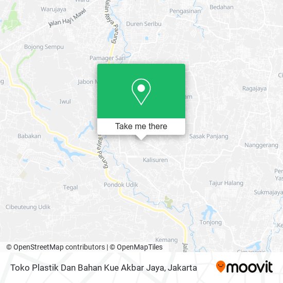 Toko Plastik Dan Bahan Kue Akbar Jaya map