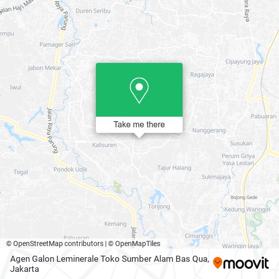 Agen Galon Leminerale Toko Sumber Alam Bas Qua map