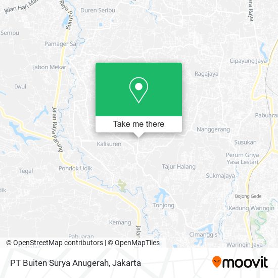 PT Buiten Surya Anugerah map