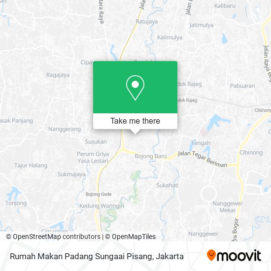 Rumah Makan Padang Sungaai Pisang map