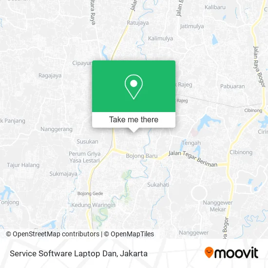 Service Software Laptop Dan map